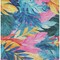 Homeroots 5' X 8' Sky Blue And Pink Floral Washable Indoor Outdoor Area Rug 611127 - alternate 3