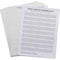 Brady LaserTab Self-Lam Polyester Lbls 1 in H x 1.75 in W White, Clear 28/PK, 28PK LAT-54-361-1 - alternate 1