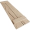 Ekena Millwork Rustic Two Board Spaced Board-n-Batten Hand Hewn Faux Wood Shutters, 11 1/2W x 54H, PR SHUBSS11X54HHPR - alternate 10