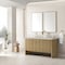 James Martin Vanities Hudson 60'' D Vanity, Light Natural Oak w/ Jasmine Pearl Top w/FreePower Wireless Charger 435-V60D-LNO-FEJP - alternate 4