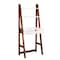 Homeroots Compact White with Weathered Oak Leaning Desk 402065 - alternate 3