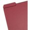 Smead Fastener Folder, 1/3 Cut Tab, Letter, 25/BX, Bright Red PK SMD14936 - alternate 2