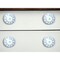 Homeroots Set of Twelve White And Light Blue Metal And Ceramic Drawer Pull Knobs, 12PK 358083 - alternate 3