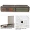 Home-Complete Under Bed Collapsible Storage with Wheels Underbed Storage with 2-Sided Lid & 6 Rollers ST-CLPBN-UND - alternate 4