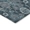 Homeroots 3' X 5' Teal Blue And Sky Blue Damask Washable Indoor Outdoor Area Rug 588196 - alternate 4