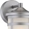 Homeroots Brushed Silver Hanging Lantern Shape Wall Light 398555 - alternate 3
