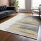 Homeroots 3' X 5' Gray Charcoal And Tan Abstract Washable Indoor Outdoor Area Rug 601212 - alternate 5
