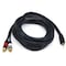 Monoprice A/V Cable, 3.5mm(M)/2 RCA(M), 10ft 5599 - alternate 1
