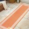 Jonathan Y Lucia Classic Diamond Border Orange/Cream 2 ft. x 8 ft. Indoor/Outdoor Runner Rug SMB207E-28 - alternate 6