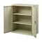Hirsh Storage Cabinet, 42 in H, 36 in W, 18 in D, Recessed Twist, Keyed, Putty, 2 Shelves 22001 - alternate 8