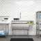 Koolmore 63 in. Three Compartment Sink, Bowl Size 15x15x14, 18-Gauge Stainless-Steel with Right Drainboard KM-SC151514-15R3 - alternate 5