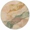Homeroots 8' Orange And Gray Round Abstract Washable Indoor Outdoor Area Rug 631841 - alternate 4