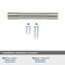 Amerock Bronx 3 in & 3-3/4 in 76mm & 96 mm Center-to-Center Satin Nickel Cabinet Pull BP36557G10 - alternate 2