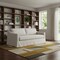 Homeroots 85" Beige Fabric Solid Wood Sofa 674608 - alternate 4