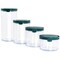 Spice By Tia Mowry Spicy Thyme 4 Piece Plastic Storage Set in Teal 136566.04 - alternate 1