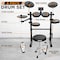 Pyle 7-Piece Electric Drum Set Professional Electronic Drumming Kit Machine w/MIDI Support, Preloaded PEDKITPRO100 - alternate 4