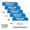 C-Line Products 3-1/2" x 2-1/4" Blue HELLO my name is... Name Tags, 100/BX, 10BX/CT 92235-CT - alternate 3