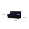Homeroots 75" Black Chenille Convertible Futon Sleeper Sofa And Toss Pillows With Storage 607201 - alternate 6