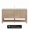 James Martin Vanities Breckenridge 60 in. Single Vanity, Whitewashed Oak, w/ 3 CM Eternal Jasmine Pearl Silestone Top 330-V60S-WWO-FEJP - alternate 1