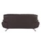 Homeroots 80" Brown Leather Sofa With Silver Legs 329463 - alternate 3