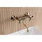 Kingston Brass Double-Handle Wall Mount Bathroom Faucet, Antique Brass KS2113BEX - alternate 5