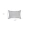 Homeroots 16" X 24" Ivory Faux Leather Zippered Pillow 534309 - alternate 2
