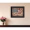 Homeroots America The Beautiful Black Framed Print Wall Art 405469 - alternate 4