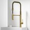 Vigo Sterling Single Handle Pull-Down Sprayer Kitchen Faucet in Matte Brushed Gold VG02037MG - alternate 2