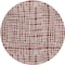Homeroots 8' Burgundy And Ivory Round Striped Washable Indoor Outdoor Area Rug 583410 - alternate 6