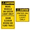 Ideal Warehouse Innovations Dock Traffic Warning Sign Combo 60-5431 - alternate 2