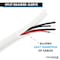Kable Kontrol Wrap Around Cable Sleeving, 1 in Inside Dia., 100 ft, Halogen Free Polyester, White BSSCE1.00-WH-100 - alternate 3