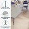 Flash Furniture Commercial Adjustable Height Kidney Activity Table-Standard Legs in LTGY XU-A4896-KIDNY-LTGRY-T-A-GG - alternate 6