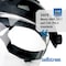 Sellstrom Ratchet Face Shield Assembly, Clear Visor, Polycarbonate, Ratchet Suspension, Anti-Fog Lens, Black S32010 - alternate 4
