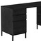 Homeroots 60" Black L Shape Computer Desk With Three Drawers 489927 - alternate 2