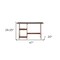 Homeroots 47" Brown Computer Desk 402083 - alternate 4