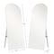 Homeroots 65" White Arch Wood Framed Standing Mirror 565039 - alternate 2