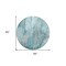 Homeroots 8' Round Gray and Ivory Round Abstract Washable Non Skid Indoor Outdoor Area Rug 559618 - alternate 4