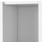 Homeroots 59in White Wood Wall Mounted Accent Cabinet With Four Doors 478212 - alternate 4
