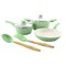 Gibson Home Plaza Cafe 7 Piece Essential Core Aluminum Cookware Set in Mint 123879.07 - alternate 4
