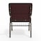 Flash Furniture Plum Fabric Church Chair, PK4 4-FD-CH0221-4-GV-005-BAS-GG - alternate 4