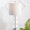 Jonathan Y February 21" Glass/Metal LED Table Lamp, Clear/Chrome JYL1021D - alternate 5