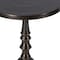 Homeroots 23" Bronze Metal Round Pedestal End Table 634874 - alternate 6