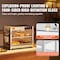 Vevor 2-Tier Commercial Food Warmer Display Countertop Pizza Cabinet with Light NB-02 - alternate 3