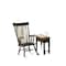 Homeroots 33" X 25" X 45" Black Wood Rocking Chair 374187 - alternate 1