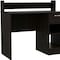 Homeroots 40" Black and Brown Wood Computer Desk 403785 - alternate 2