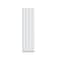 Apollo Tile Arte 1.97 in. x 7.87 in. Matte White Ceramic Subway Deco Wall and Floor Tile 4.1 sqft/case, 38PK RID88WHDECM - alternate 1