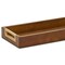 Homeroots 24in Brown Solid Wood Handmade Vanity Tray With Handles 713540 - alternate 7