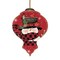 Homeroots Plaid Snowman and Cardinals Hand Painted Mouth Blown Glass Ornament 477497 - alternate 3