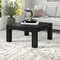 Homeroots 34" Black Wood Square Coffee Table 520923 - alternate 6