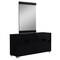 Homeroots 30" Superb Black High Gloss Dresser 329644 - alternate 1